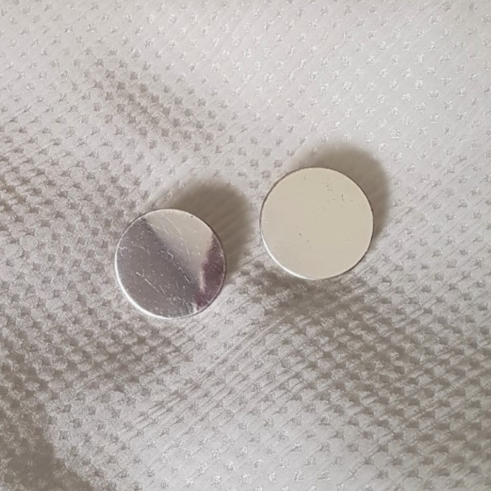 OAK + FORT silver circle earrings